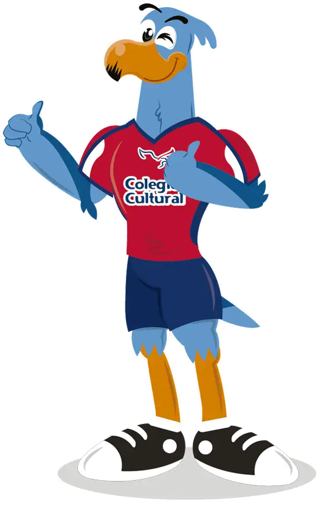 Mascota Cuco Bachillerato en puebla colegio cultural